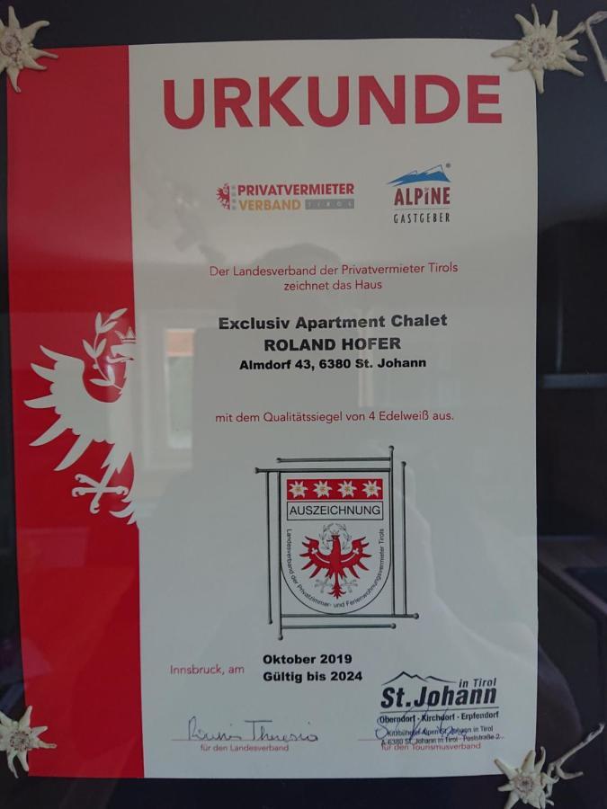 Exclusive Appartement Chalet Sankt Johann in Tirol Dış mekan fotoğraf